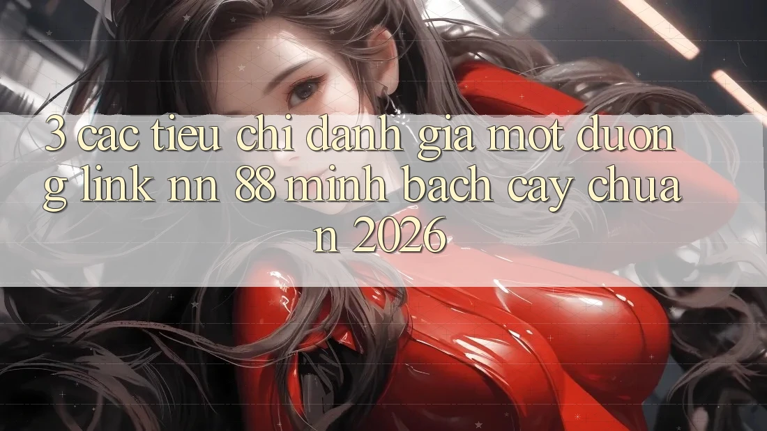 3. Các Tiêu Chí Đánh Giá Một Đường Link nn 88 Minh bạch cậy Chuẩn 2026