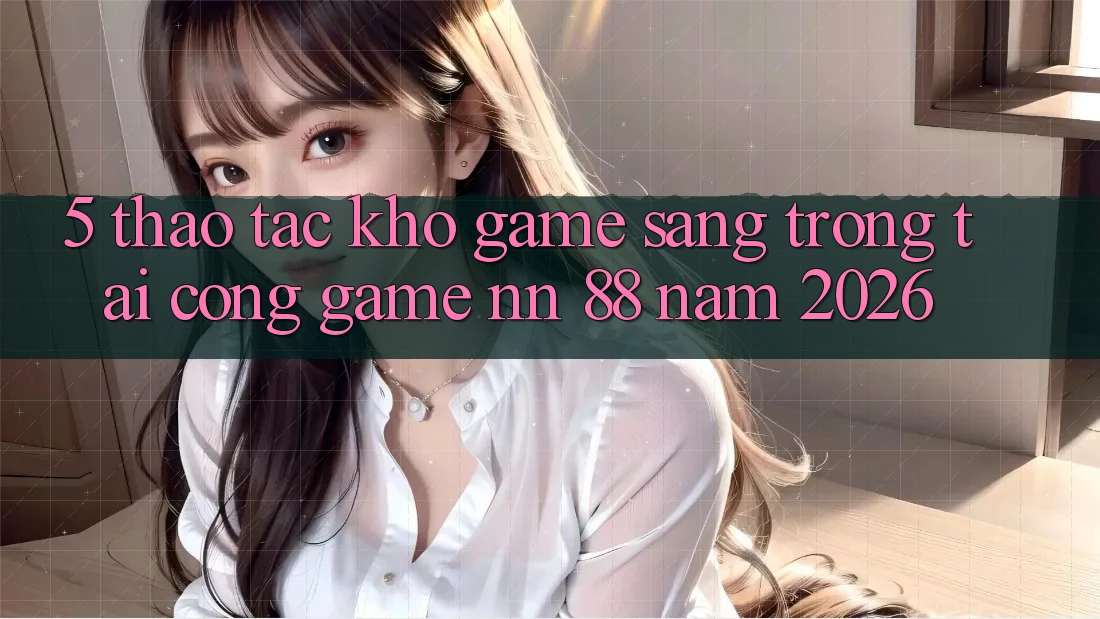 5. Thao tác Kho Game Sang trọng Tại Cổng Game nn 88 Năm 2026