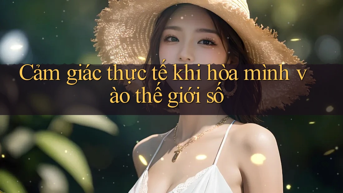 Cảm giác thực tế khi hòa mình vào thế giới số