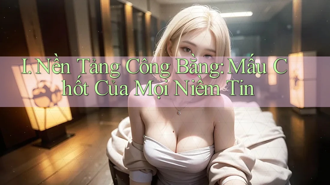 I. Nền Tảng Công Bằng: Mấu Chốt Của Mọi Niềm Tin