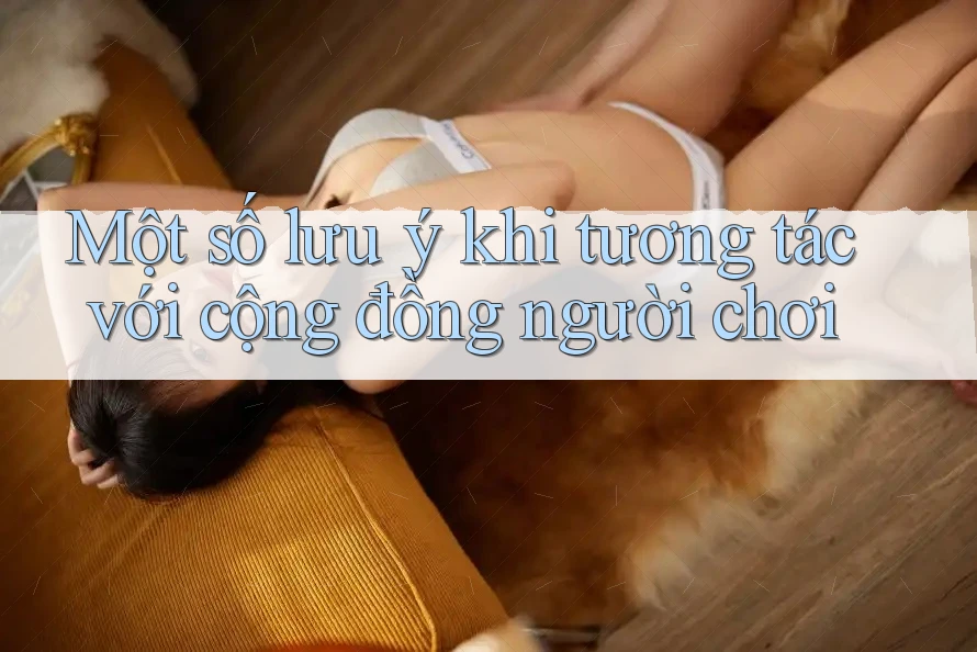 Một số lưu ý khi tương tác với cộng đồng người chơi