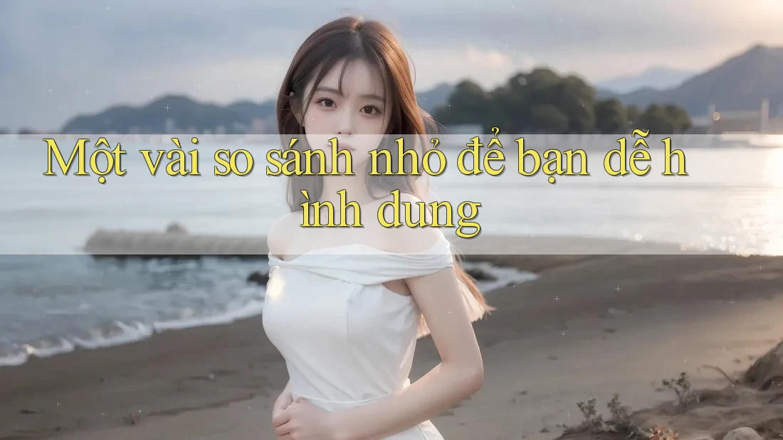 Một vài so sánh nhỏ để bạn dễ hình dung Một vài so sánh nhỏ để bạn dễ hình dung