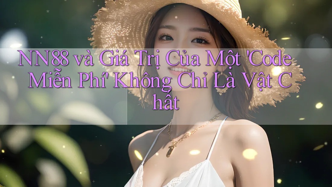NN88 và Giá Trị Của Một 'Code Miễn Phí' Không Chỉ Là Vật Chất