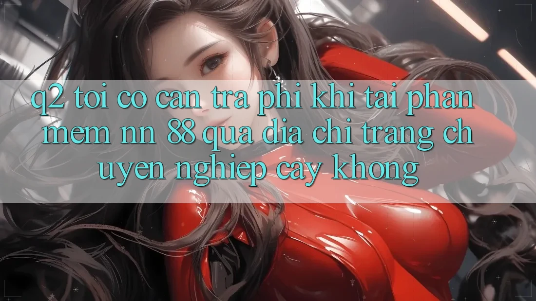 Q2: Tôi có cần trả phí khi tải phần mềm nn 88 qua địa chỉ trang chuyên nghiệp cậy không?