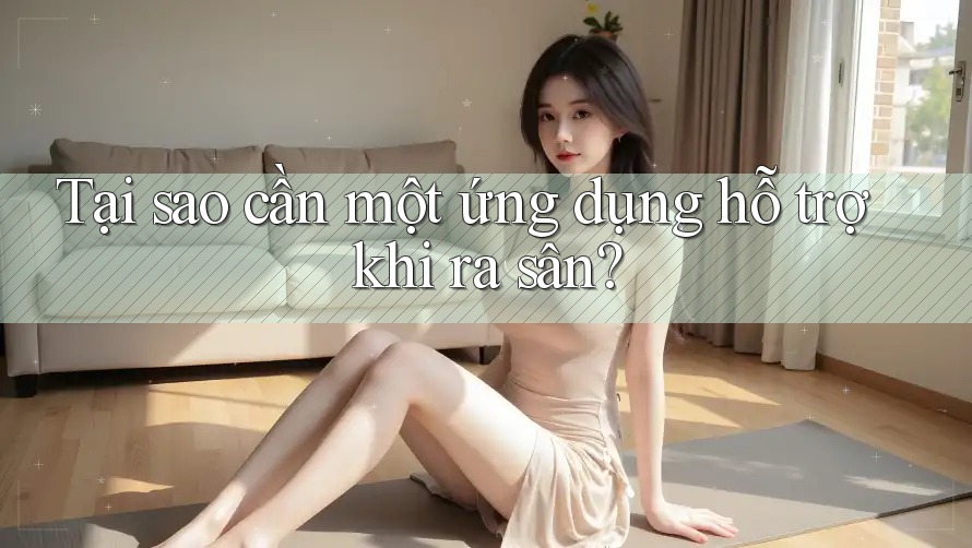 Tại sao cần một ứng dụng hỗ trợ khi ra sân?