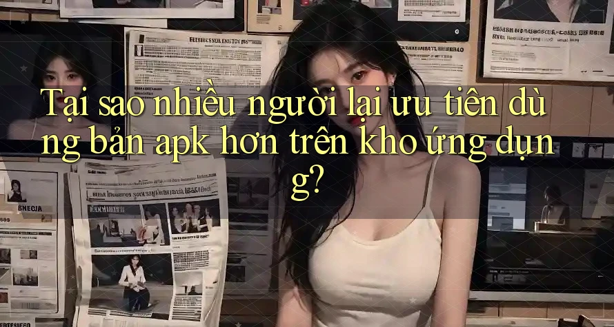 Tại sao nhiều người lại ưu tiên dùng bản apk hơn trên kho ứng dụng?