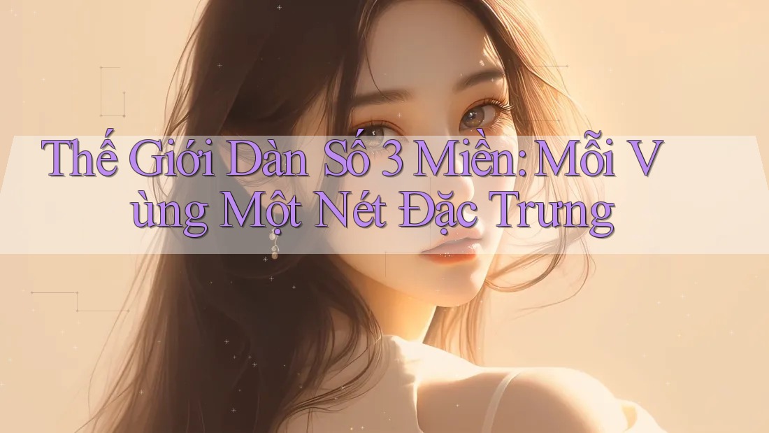 Thế Giới Dàn Số 3 Miền: Mỗi Vùng Một Nét Đặc Trưng