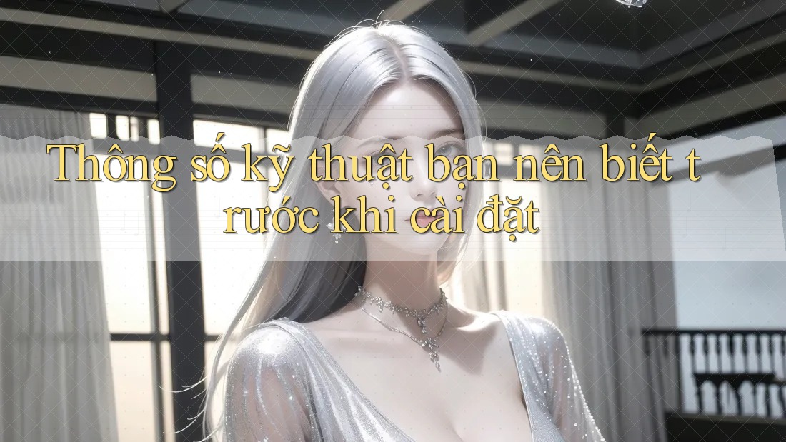 Thông số kỹ thuật bạn nên biết trước khi cài đặt