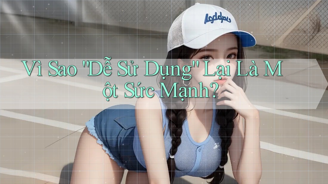 Vì Sao “Dễ Sử Dụng” Lại Là Một Sức Mạnh? Vì Sao “Dễ Sử Dụng” Lại Là Một Sức Mạnh?