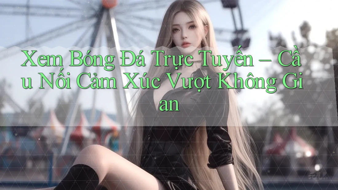 Xem Bóng Đá Trực Tuyến – Cầu Nối Cảm Xúc Vượt Không Gian